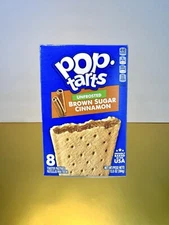 〽️ New Kellogg’s Pop Tarts Unfrosted Brown Sugar Cinnamon Pastries Box 13.5oz