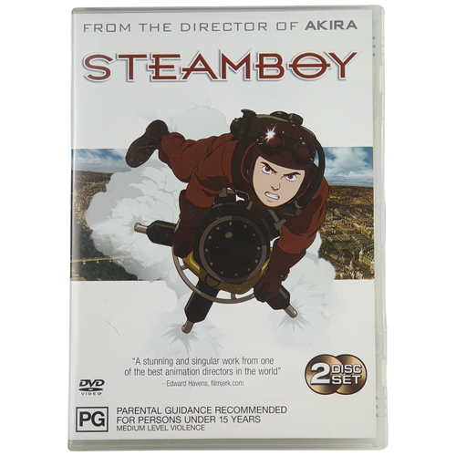 STEAMBOY Movie Vtg Anime Manga DVD Sony PAL 4 2004 English Japanese from Akira - Picture 1 of 7