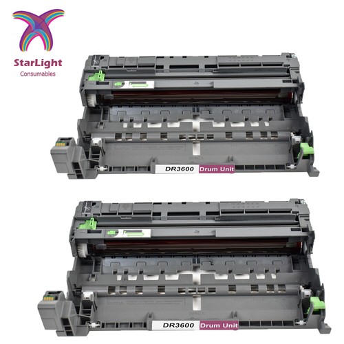 2 Drum DR3600 Fits For Brother HL-L5210DN HL-L5215DN MFC-L5710DN MFC-L6710DW - Afbeelding 1 van 7