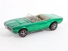 Vintage Hot Wheels Redline Custom Firebird Green Mattel 1968 USA