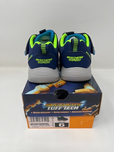 Skechers Kids Boy's Hyper-Blitz-Hydro-Tronix Sneaker, Navy Blue, 6 Toddler - Picture 3 of 3