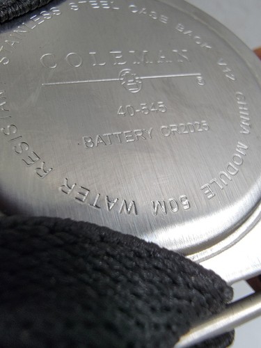 Coleman Armbanduhr 50mm Water Resist Modell 40-545 braucht Batterie - Bild 9 von 9