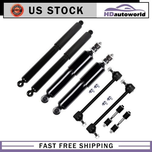 4WD Front & Rear Shocks Absorbers Sway Bar End Links for 2000-2004 Nissan Xterra - Picture 6 of 7