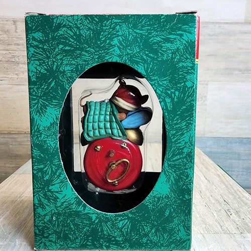 Trim A Home Ornament Collectible Tree Charm Sleeping Mouse Clock - Picture 4 of 7