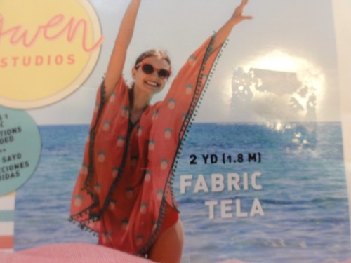 NEW GWEN STUDIOS PINK PINEAPPLE FABRIC TELA BEACH TUNIC CRAFT PROJECT