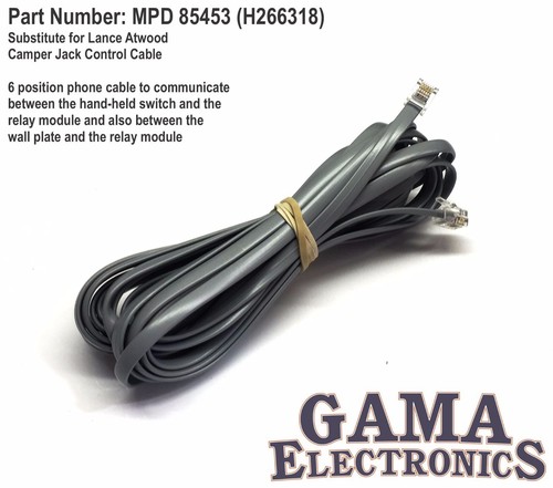 Substitute for Lance Atwood Camper Jack Control Cable - MPD 85453 - H266318 - Picture 1 of 3
