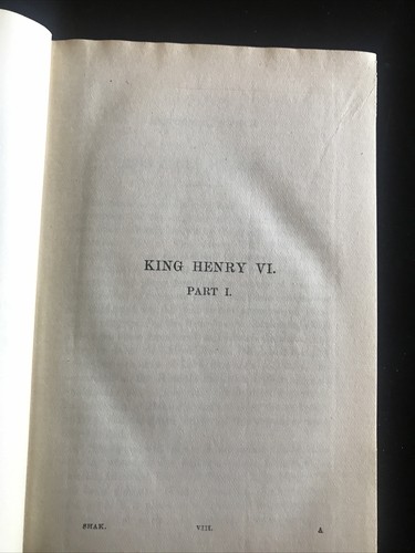 Plays and Poems of Shakespeare Works VIII. A. J. Valpy 1902 Caesar Federal Book - Picture 4 of 5
