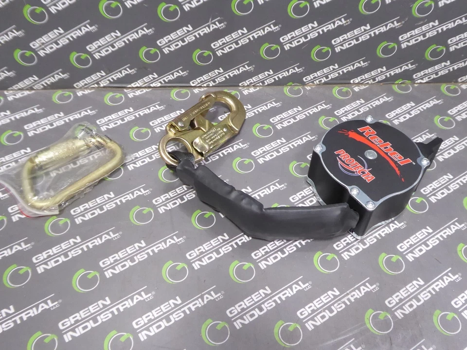 NUEVO Dispositivo de protección contra caídas Rebel 3101116 Protecta 6' línea de vida autorretráctil Foto 3 de 4