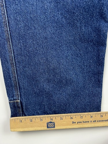 L.L. Bean Natural Fit Cargo Jeans 100% Cotton Dark Wash Denim Men’s 38x30 Blue - Picture 10 of 17