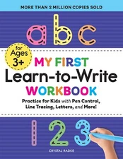 My First Learn-to-Write Workbook: Practice Kids Pen Control Line Tracing Letters