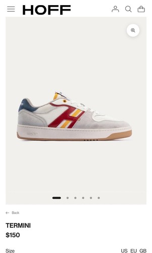 Sneakers Hoff Termini rosso/bianco/blu scamosciato e rete uomo EUR 42 / US 8,5 - Foto 7 di 16