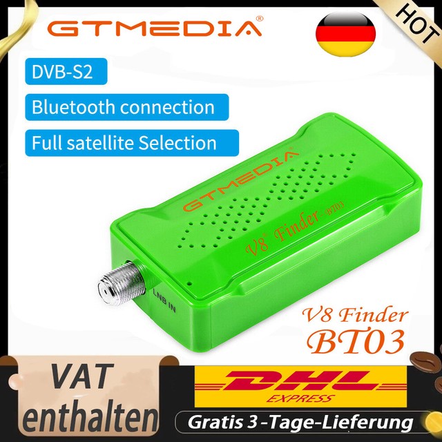 Satfinder Profi GTMEDIA V8BT03 Bluetooth SAT Finder Messgerät digital LNB Signal Satfinder Profi GTMEDIA V8BT03 Bluetooth SAT Finder Messgerät digital LNB Signal
