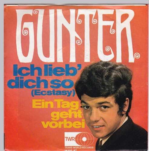 GUNTER - RARE SINGLE - LOCHCOVER - GERMAN VERSIOn of ECSTASY - BEN E.KING - Imagen 2 de 3