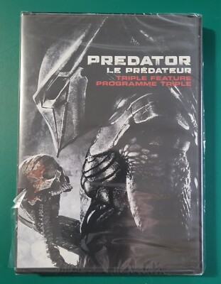 Predator - Triple Feature (DVD, 2014, 3-Disc Set, Canadian)