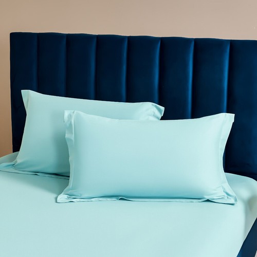 100% Cotton Sateen Pillow Sham Soft and Breathable Pillow Cover 2 Pack - Picture 10 of 39