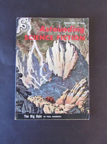 KELLY FREAS INTERIOR ILLUSTRATION ASTOUNDING MAGAZINE 1954/10 CLIFTON & RILEY F+ - Picture 1 of 5