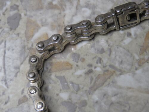 Vintage Herren Harley Davidson Sterlingsilber Kette Glied Motorrad Armband 8,5 Zoll LESEN - Bild 14 von 20