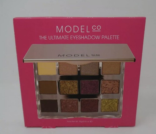 Model Co The Ultimate Eyeshadow Palette - 12 Colors, Matte & Metallic NEW