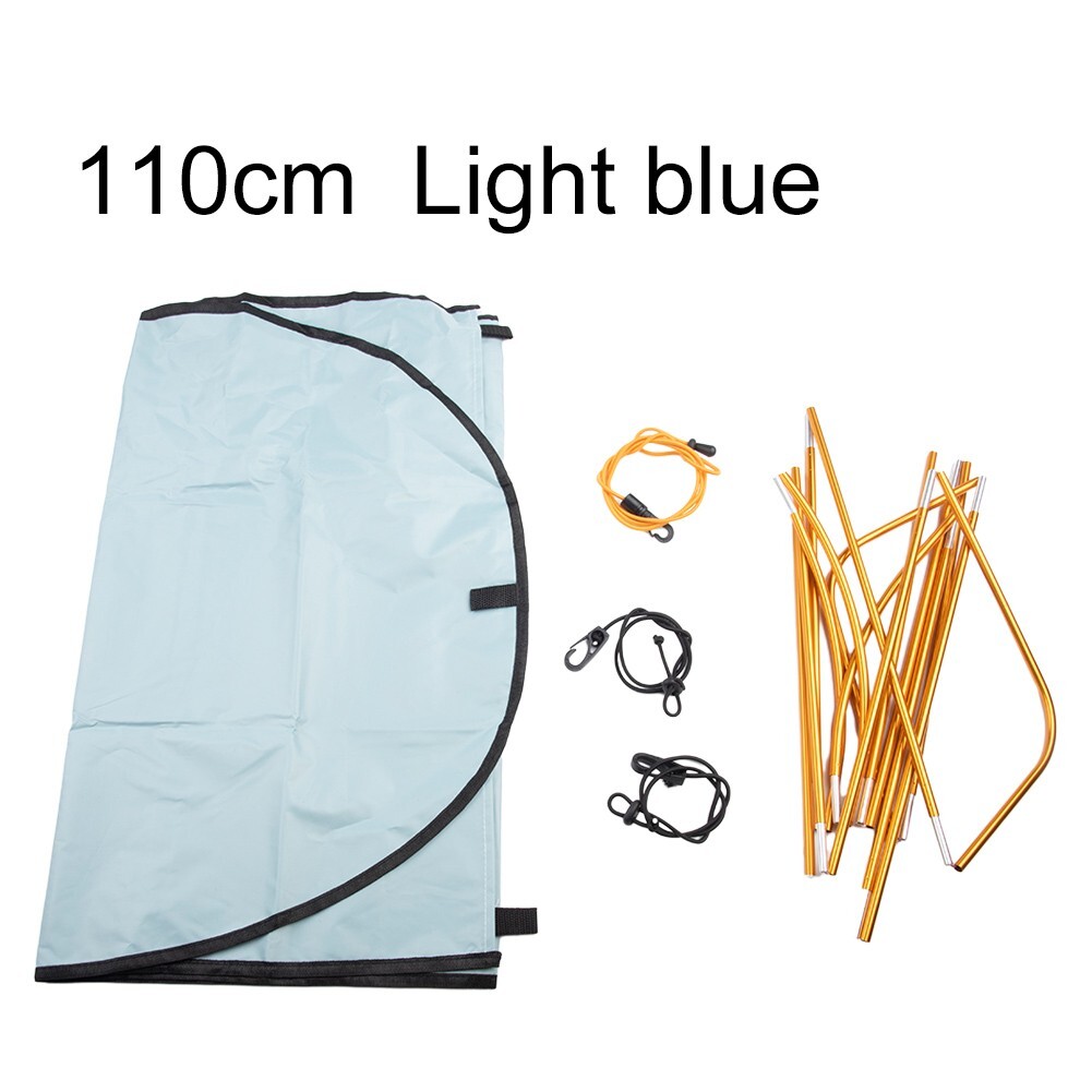 Universal Durable Single Kayak Canoe Awning 125x110cm Inflatable Boats Durable - Picture 8 of 54