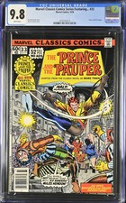 Marvel Classics Comics #33 1978 THE PRINCE AND THE PAUPER CGC 9.8 White HIGHEST
