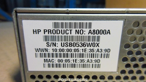 HP A8000A StorageWorks 4/8 Base SAN Switch 4Gb Fibre Ch full-duplex INCL 8X SFPS - Bild 2 von 2