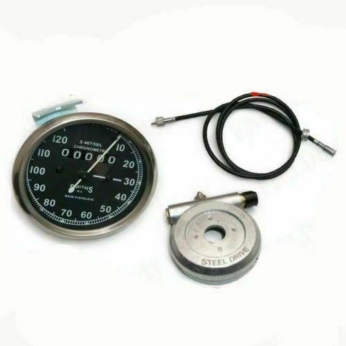 For Royal Enfield Smiths 120 Mph Speedometer Speedo Hub 34" Cable eBay