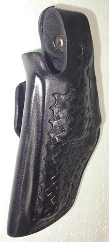 Bianchi 5BH S&W LH BW Smith & Wesson S&W 12 13 19 65 66 Black 2.5" Holster NOS - Picture 11 of 13
