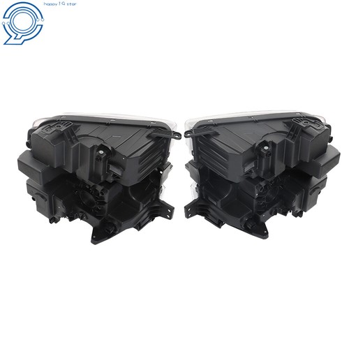 For Chevy Silverado 1500 2019-2021 LED Headlights W/Halogen Signal Chrome LH+RH - Picture 11 of 17