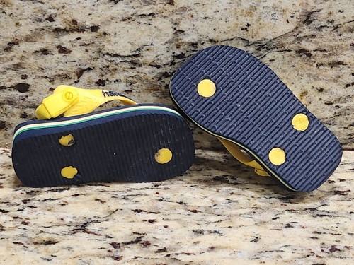 NEW Havaianas Baby Brazil Flip Flop Sandals Infant SIZE 4 - 4.5 ~ Summer Shoes - Picture 4 of 5