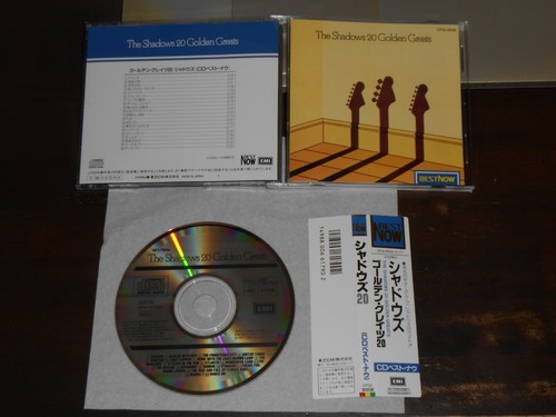 THE SHADOWS 20 Golden Greats CD Japan 20 tracks EMI CP32-9008 obi