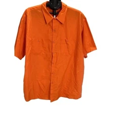 Red Kap Shirt Mens 3XL Pocket Utility Workwear Industrial Uniform Streetwear