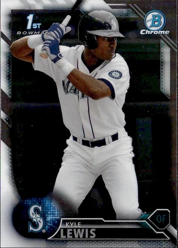 2016 BOWMAN DRAFT CHROME 1ST SEATTLE MARINERS - KYLE LEWIS #BDC-60