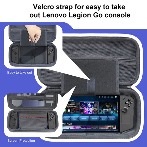 EVA Carrying Case Storage Bag Accessories for Lenovo Legion Go Games Console - Picture 3 of 9