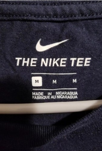 Nike Just Do It T-Shirt Uomo Blu Manica Corta BV0623-451 Taglia M - Foto 4 di 4