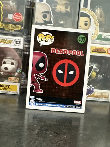 Funko Pop! Camiseta Deadpool Pop And Exclusiva Metálica #400 Solo Pop - Imagen 4 de 8