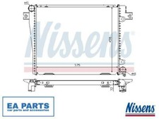Radiator, engine cooling for BMW NISSENS 60602A