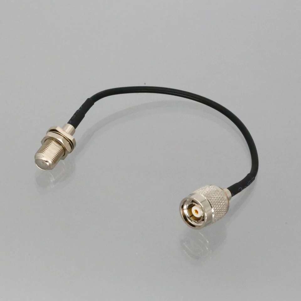 RF DVB Cable F female nut bulkhead to RP-TNC male RG316 6"~10FT GPS TV antenna - Image 2 of 4