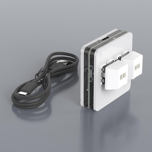 2 Key Hot Swap Game Keyboards Mini USB Keypad Universal Mechanical Game - Picture 5 of 18
