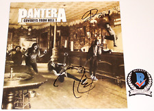 PANTERA PHIL ANSELMO & REX BROWN SIGNED COWBOYS FROM HELL RECORD LP BECKETT COA PANTERA PHIL ANSELMO & REX BROWN SIGNED COWBOYS FROM HELL RECORD LP BECKETT COA