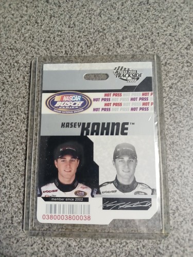 Kasey Kahne 2004 Press Pass Trackside Hot Pass National Card #HP22 NASCAR