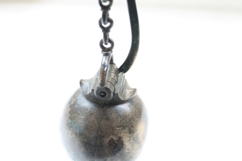 Antique Old Handcrafted Bronze Chuna Dani Tobacco Lime Box Rich Patina NH5171 - Picture 12 of 12