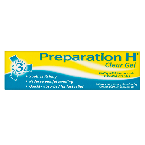 Preparation H Clear Gel - 50g | For Hemorrhoid, Piles Relief | 3 PACK - Picture 2 of 3