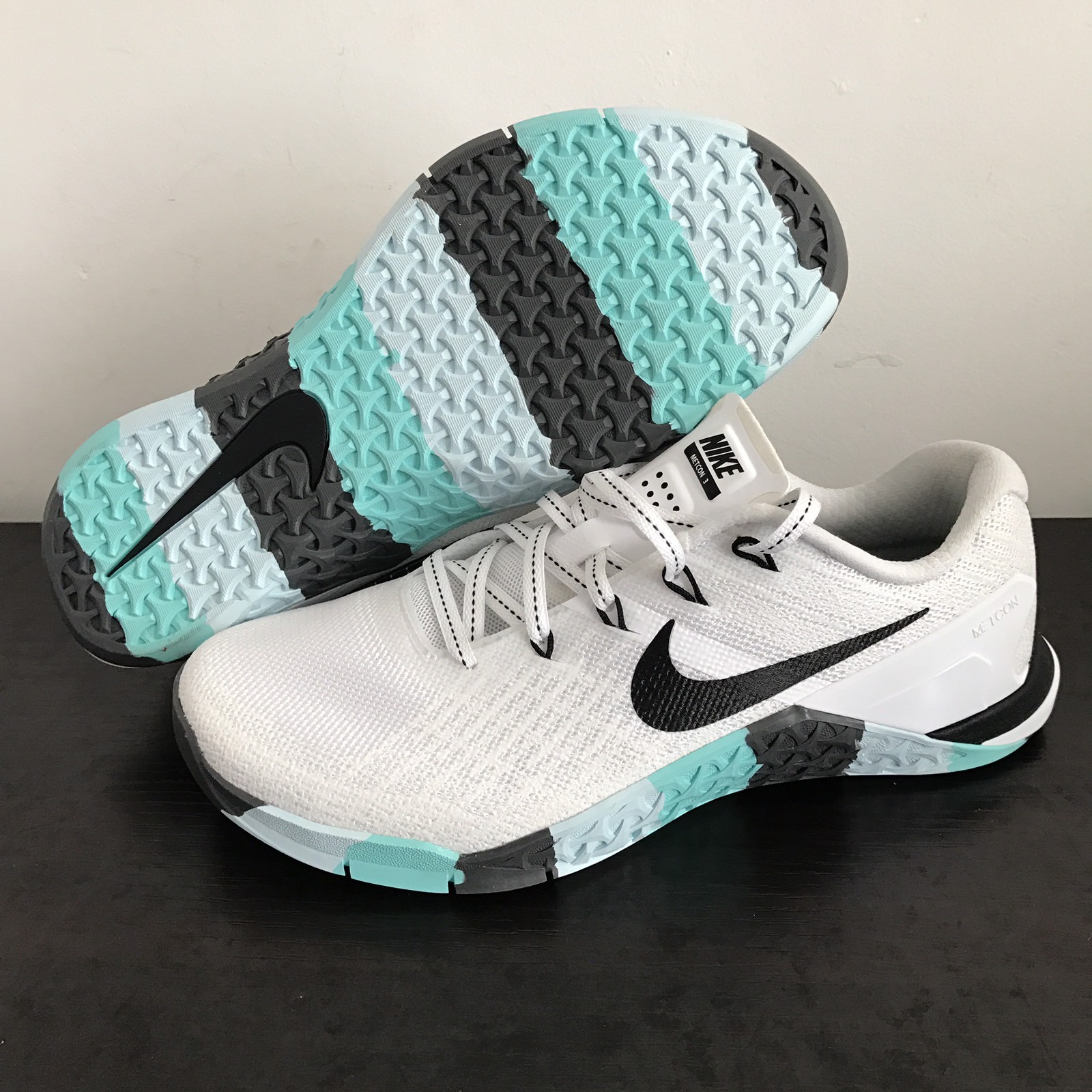 Nike Metcon 3 White Black Grey Teal 849807-101 Cross Training Women Sz 7 The latest discount shoes for men and women Nike Metcon 3 White Black Grey Teal 849807-101 Cross Training Women Sz 7 The latest discount shoes for men and women