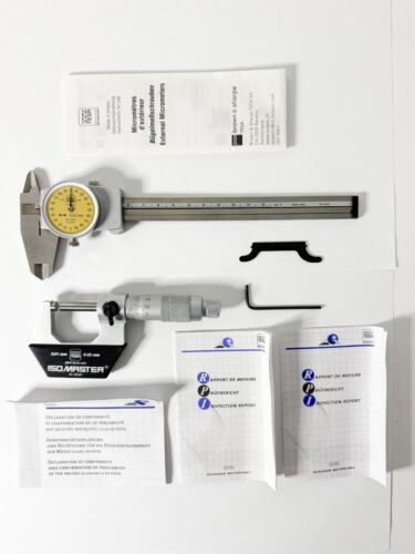 TESA Micrometer & Caliper Set Watchmaking/Jewelry/Hobbies