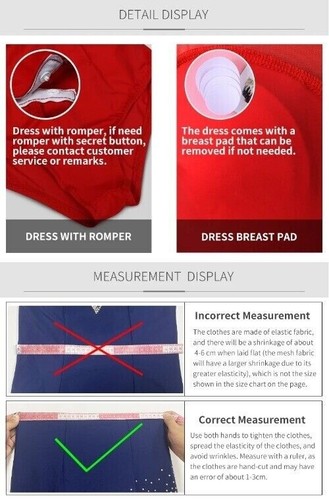 Latin Dance Dress Practice Stage Outfit Competition Costume Sexy Girl Party - Picture 18 of 26