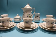 ALTES   KAFFEESERVICE FÜR 5 PERSONEN  SCHUMANN TRADITION LENA BOJE DURCHBRUCH