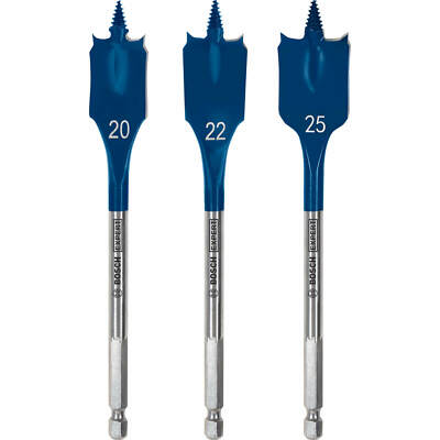 Bosch Expert 3-teiliges Self Cut Speed Flachspatenbohrer-Set