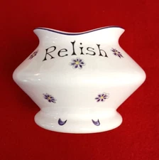 Vintage Lipper & Mann Pixieware Jolly Girl Relish Condiment Jar Replacemet Base