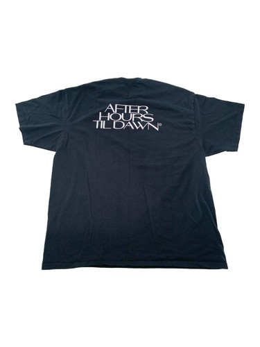 The Weeknd After Hours Til Dawn Tour Shirt Size 2XL Concert Tee Black - Picture 2 of 6