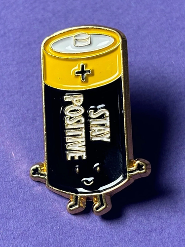 BUY 2 GET 1 FREE Inspirational Mental Health Pins Positive Vibes Motivation Self - Picture 9 of 520